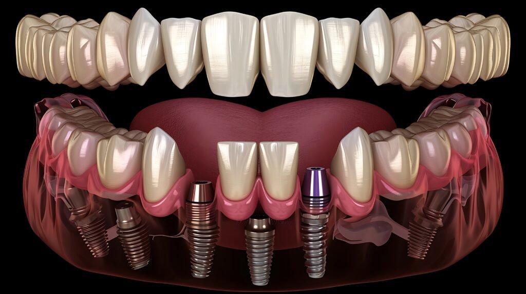 All-on-6 dental implants in Istanbul at Taksim Clinic