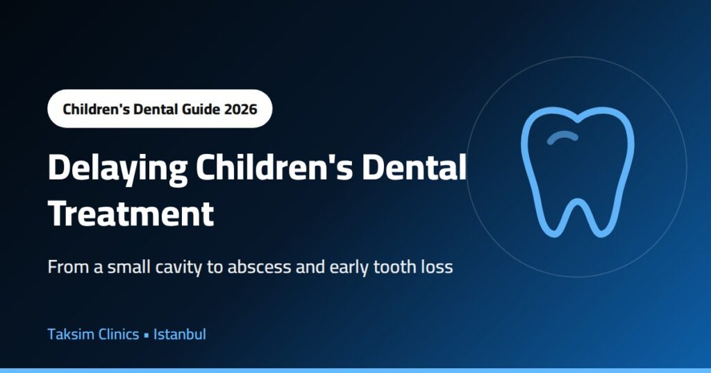 delaying children's dental treatment
